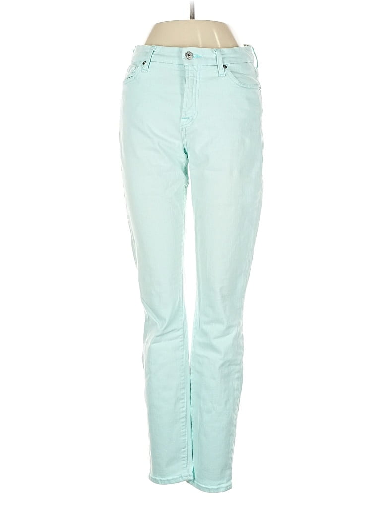 Pre-owned 7 For All Mankind Jeans In Blue