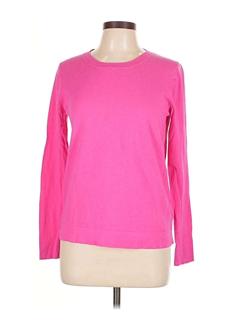 Pre-owned J.crew Factory Store Pullover Sweater In Pink
