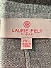 Laurie Felt Solid Gray Poncho Size Med - Lg - photo 7