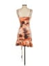 Zaful Tie-dye Orange Cocktail Dress Size S - photo 2
