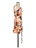 Zaful Tie-dye Orange Cocktail Dress Size S - photo 4