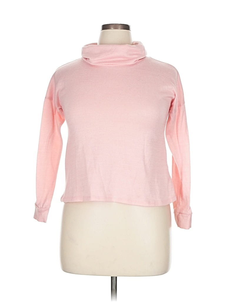 Pre-owned Active By Old Navy Long Sleeve Turtleneck In Pink