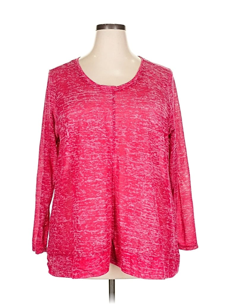 SEJOUR Pre-owned 3/4 Sleeve T-shirt In Red