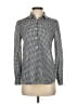 J.Crew Checkered-gingham Blue Gray Long Sleeve Button-Down Shirt Size 2 - photo 1