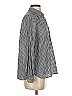 J.Crew Checkered-gingham Blue Gray Long Sleeve Button-Down Shirt Size 2 - photo 4