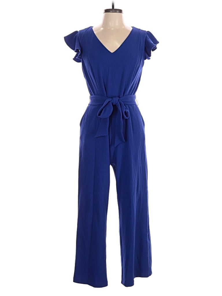 T TAHARI Pre-owned Jumpsuit In Blue