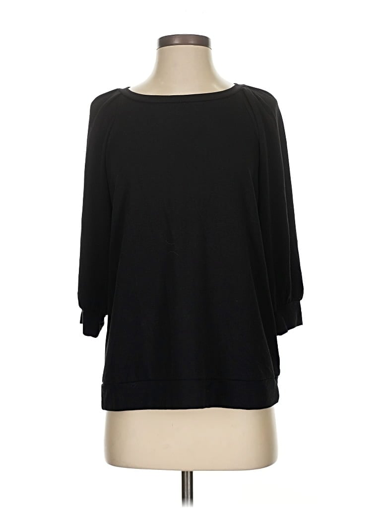 Pre-owned Crown & Ivy Pullover Sweater In Black