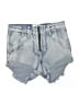 One Blue Denim Shorts Size 0 - photo 1