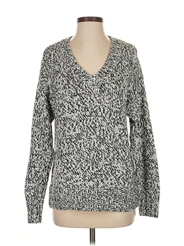 Pre-owned Victoria's Secret Pink Pullover Sweater In Gray