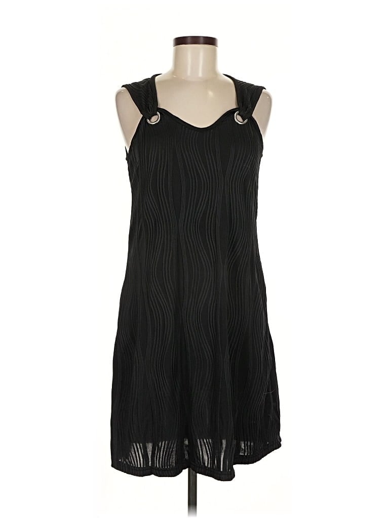 Pre-owned Unbranded Casual Dress In Black