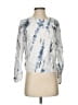 PilyQ 100% Rayon Blue Long Sleeve Blouse Size XS - photo 1