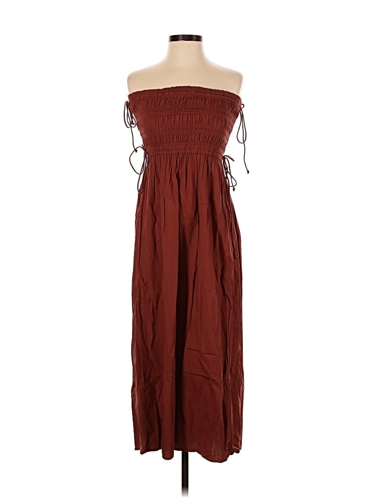 Nasty Gal Inc. Casual Dress In Burgundy