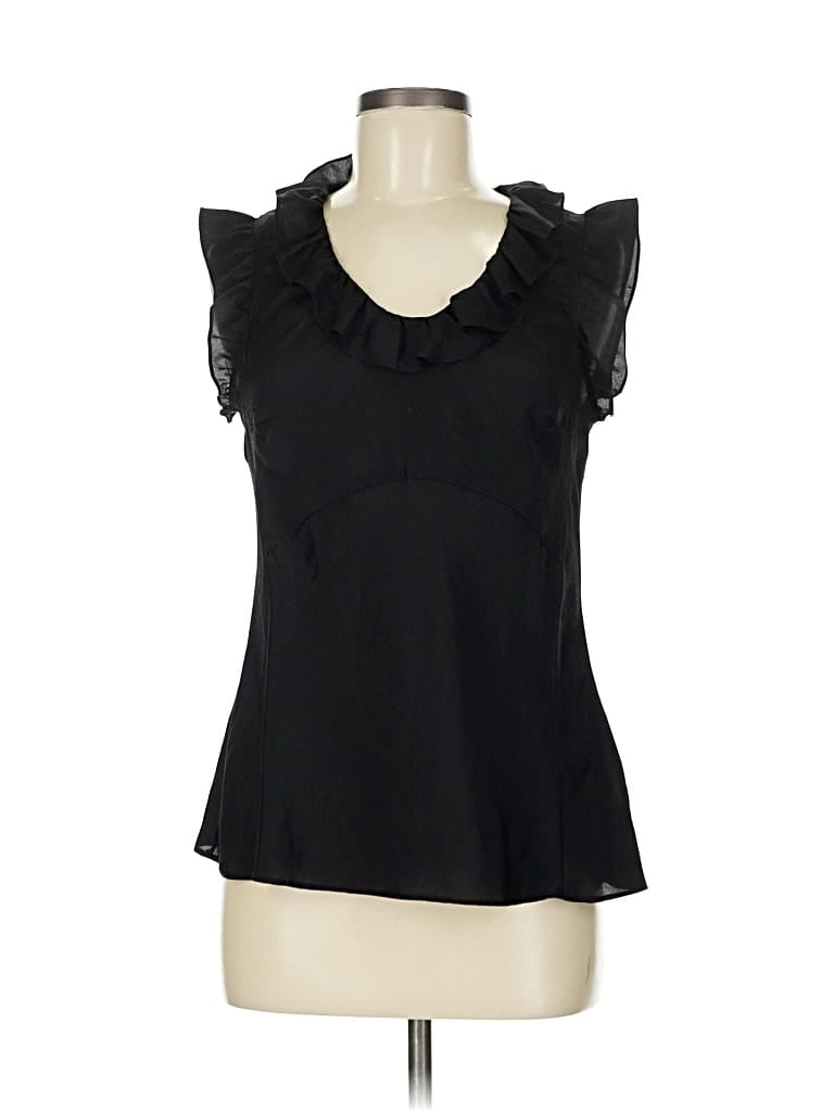 Pre-owned Banana Republic Factory Store Sleeveless Blouse In Black