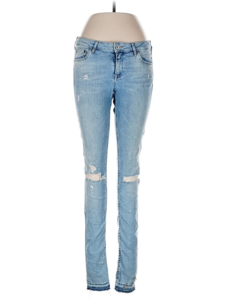 Pre-owned &denim By H&m Jeans In Animal Print