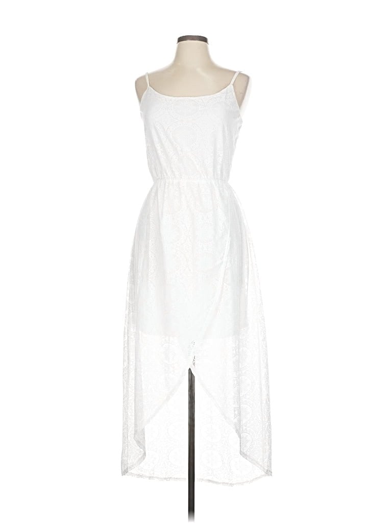 No Comment Casual Dress In White