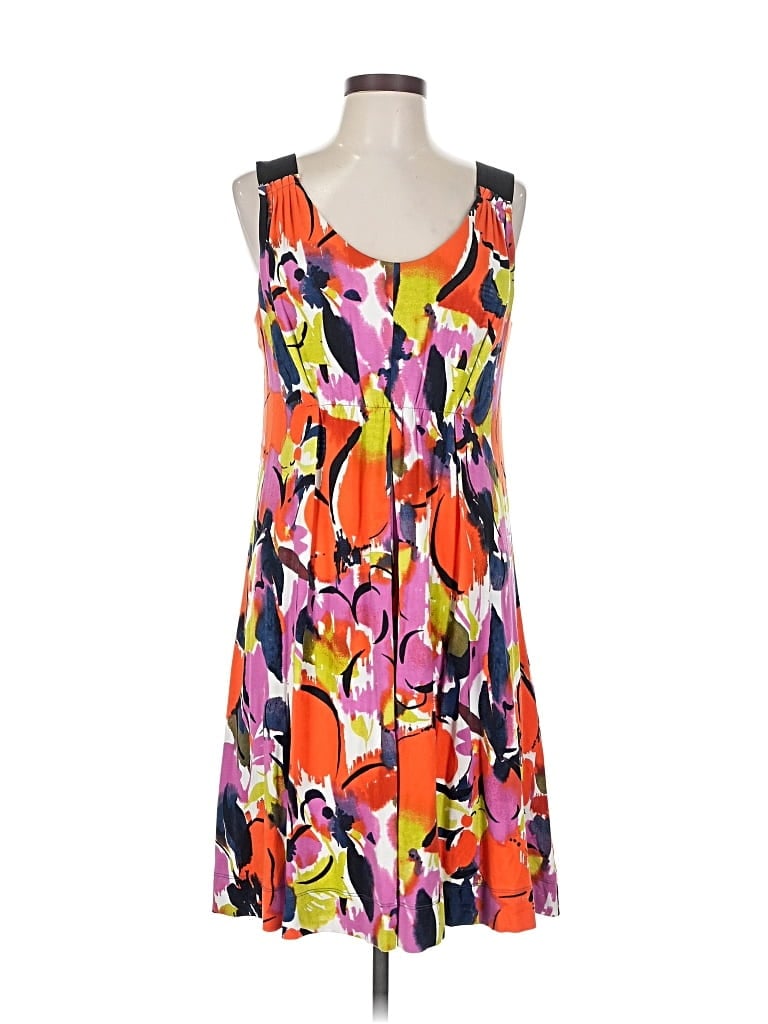 Pre-owned Simply Vera Vera Wang Casual Dress In Orange