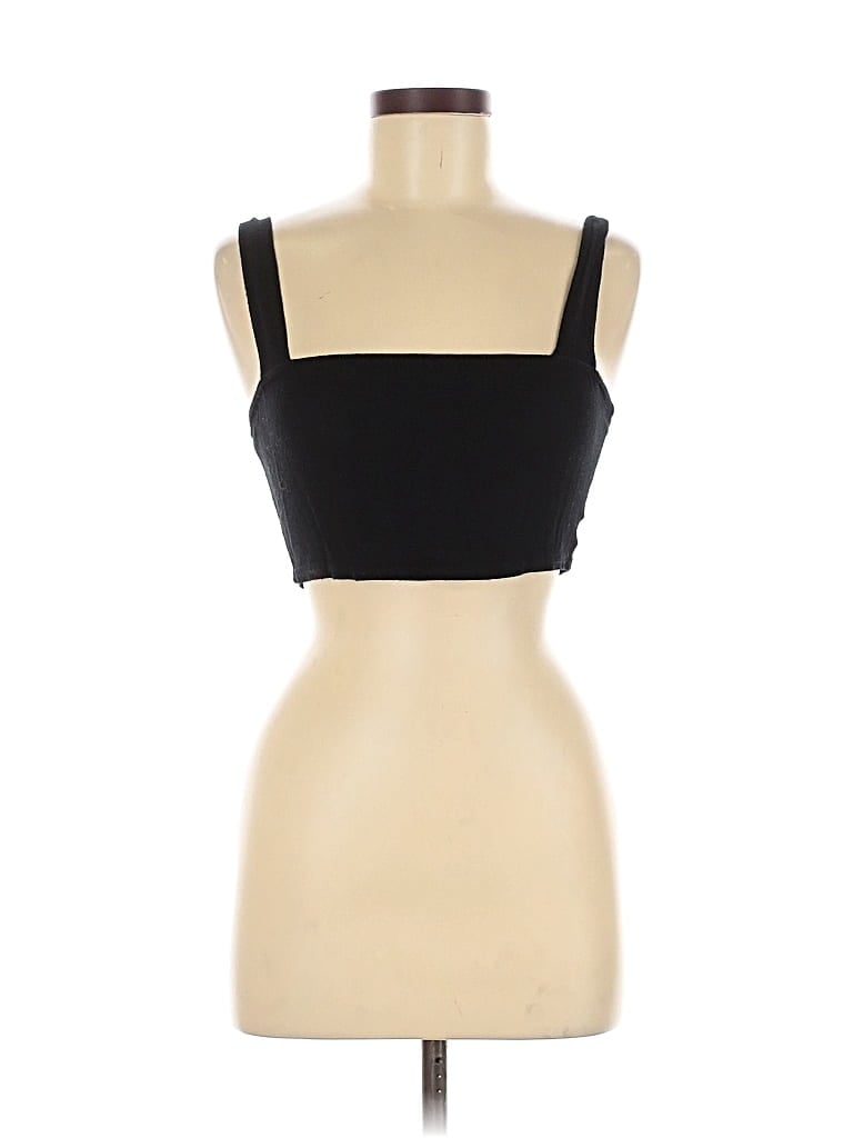Pre-owned Nasty Gal Inc. Sleeveless Top Black Sweetheart Neckline Tops