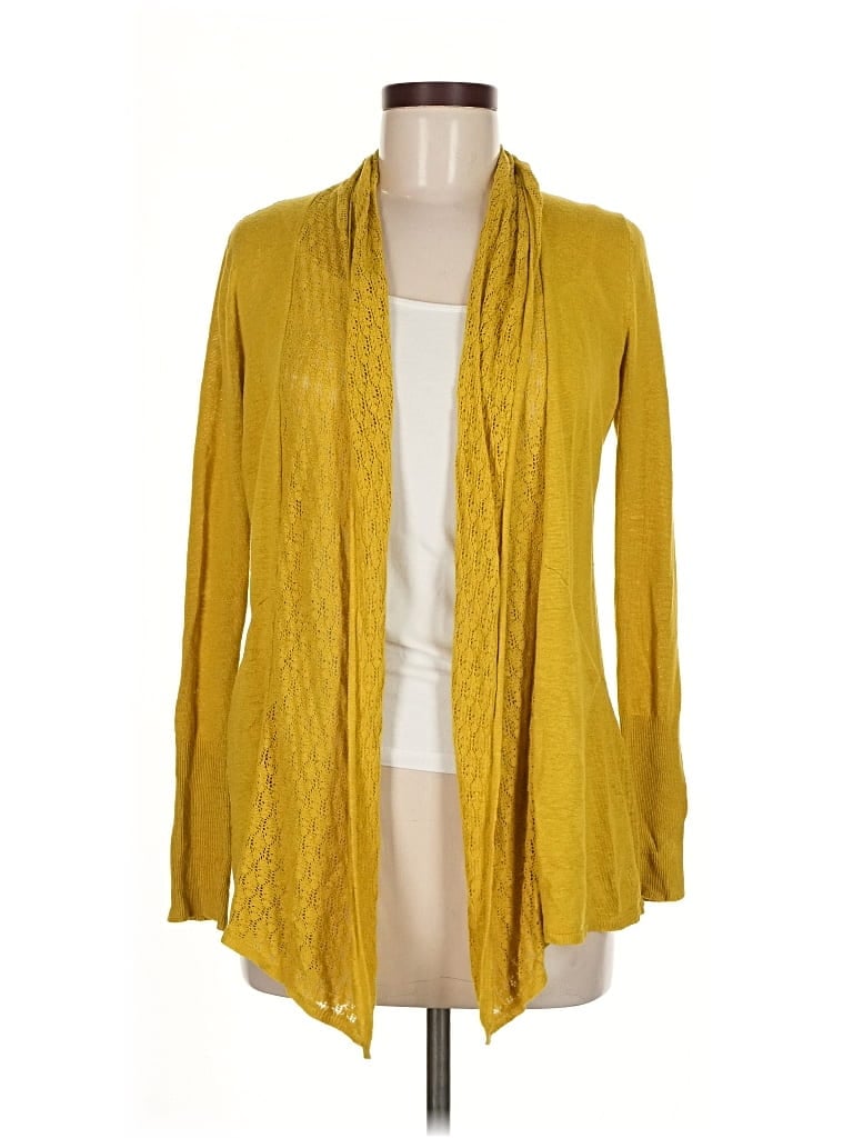 Pre-owned Angel Of The North Cardigan Sweater In Yellow