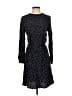 Just Polka Dots Black Casual Dress Size XS - photo 1