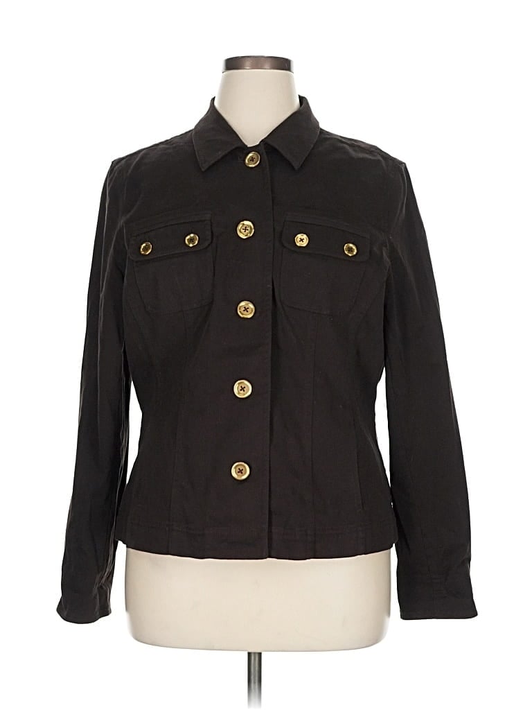 JONES NEW YORK SPORT Pre-owned Jacket In Brown