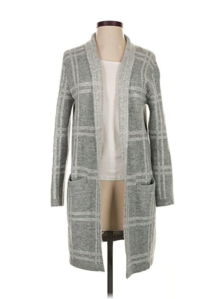 Pre-owned Banana Republic Factory Store Cardigan Sweater In Gray