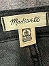 Madewell Chevron-herringbone Black Gray Jeans Size 25 waist - photo 7