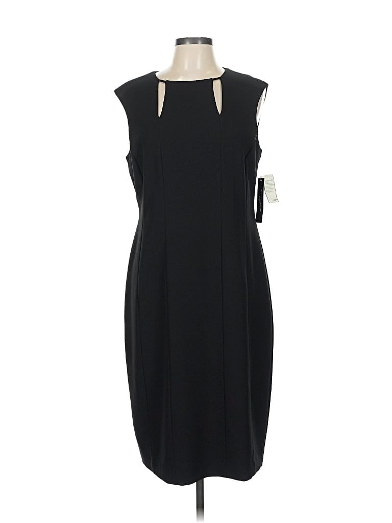 Pre-owned Studio By Tahari-levine Cocktail Dress In Black