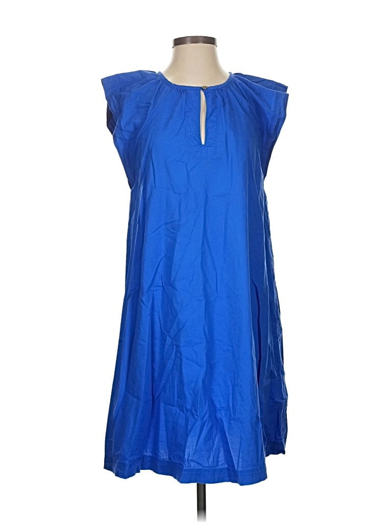 Pre-owned Ann Taylor Loft Casual Dress In Blue
