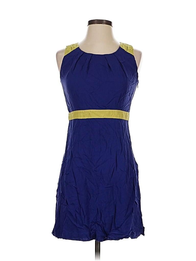 Pre-owned Ann Taylor Loft Outlet Cocktail Dress In Blue