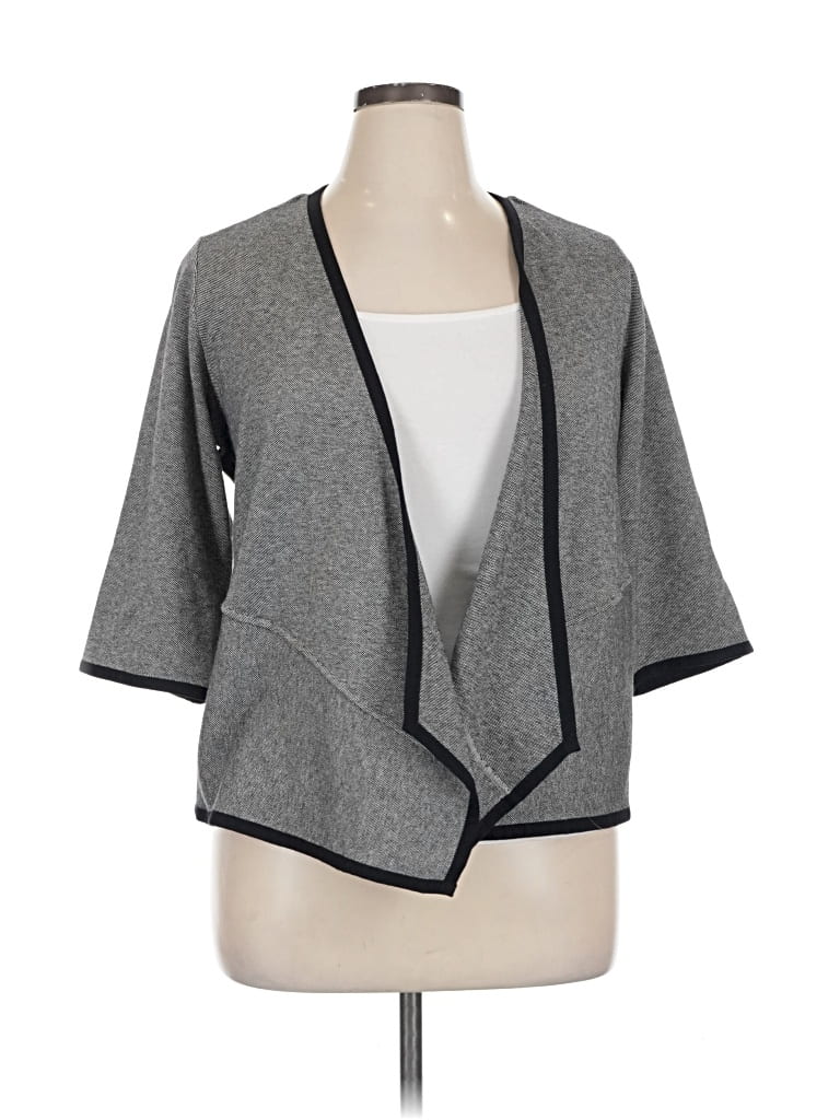 ALFANI Pre-owned Cardigan Sweater In Gray