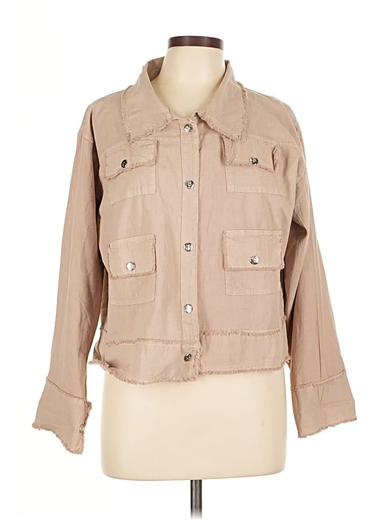 Pre-owned Unbranded Jacket In Brown