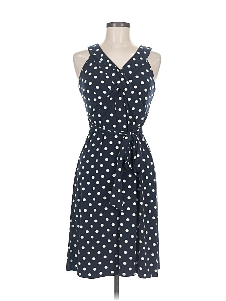 Pre-owned Ann Taylor Loft Casual Dress In Blue