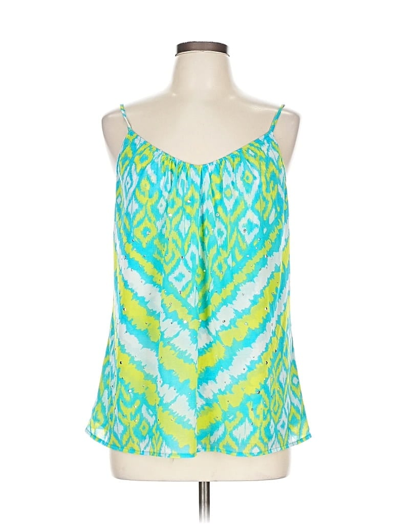 INC INTERNATIONAL CONCEPTS Pre-owned Sleeveless Blouse In Green