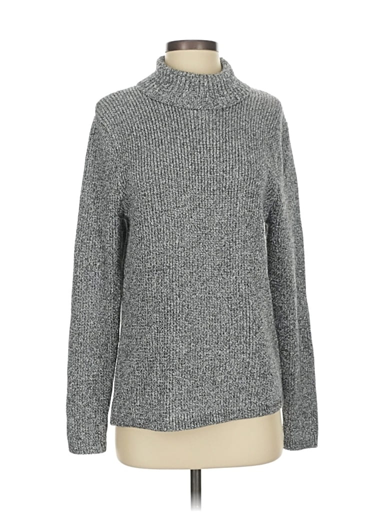 Pre-owned Inc International Concepts Turtleneck Sweater In Gray