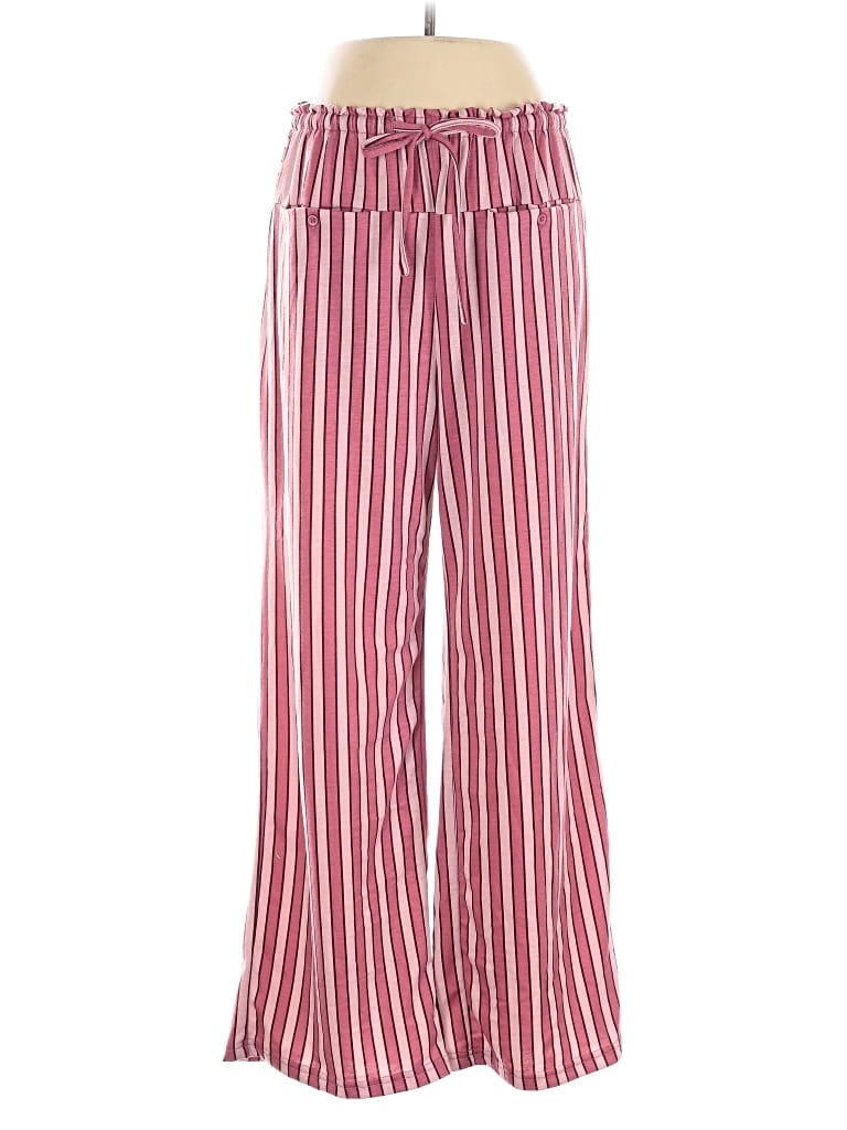 Pre-owned Unbranded Casual Pants In Pink