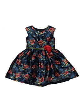Pippa & Julie Girls' Stretch Velvet Top Dress - Little Kid | Bloomingdale's
