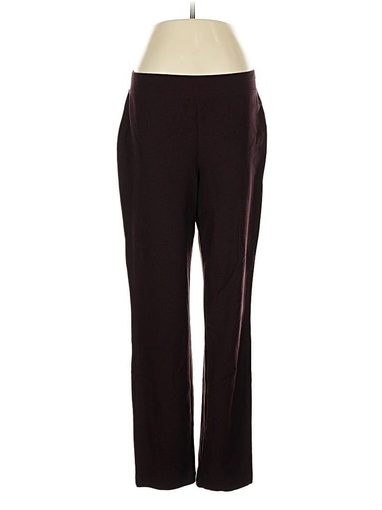 EILEEN FISHER Pre-owned Active Pants In Burgundy