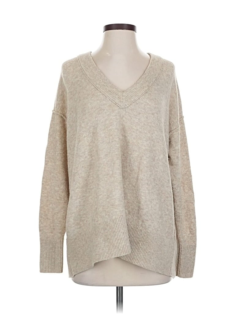 AERIE Pre-owned Pullover Sweater In Brown