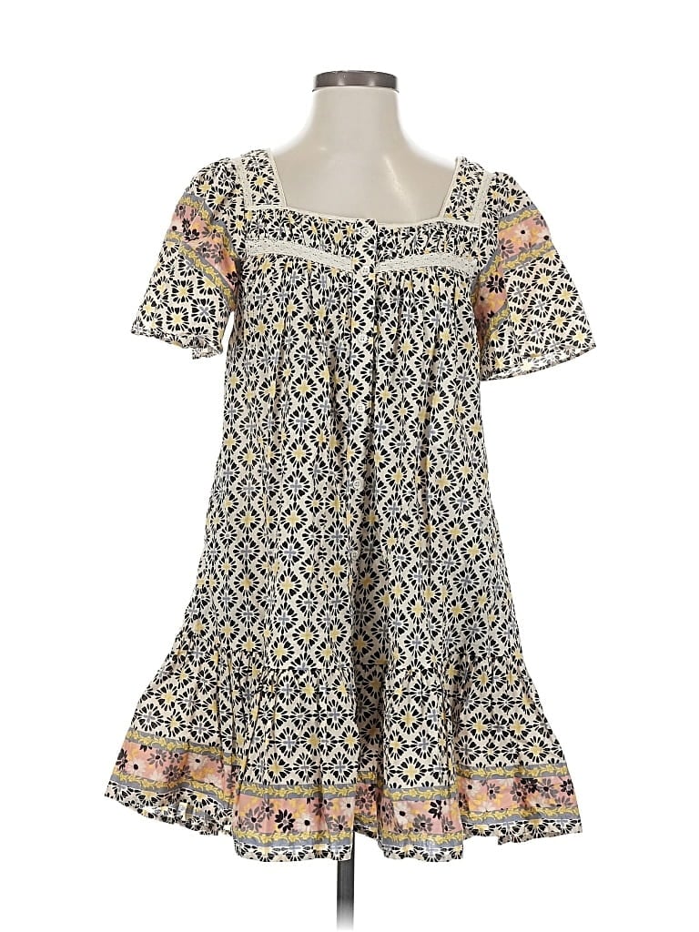 Pre-owned Olivaceous Casual Dress In Gray