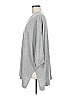 Laurie Felt Solid Gray Poncho Size Med - Lg - photo 5