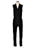Ann Taylor LOFT 100% Rayon Solid Black Jumpsuit Size 4 - photo 1