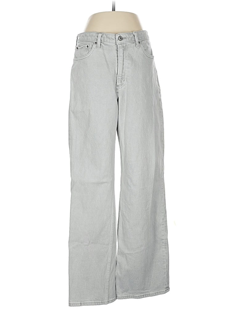 Pre-owned Abercrombie & Fitch Jeans In Gray