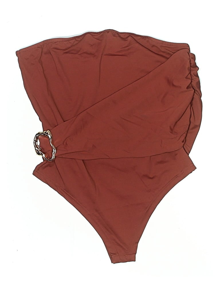 CHICME Pre-owned Bodysuit In Burgundy