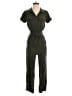 Fourteenth Place 100% Rayon Solid Green Jumpsuit Size XS - photo 1