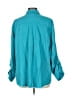 Chico's 100% Lyocell Teal 3/4 Sleeve Button-Down Shirt Size Lg (2.5) - photo 2