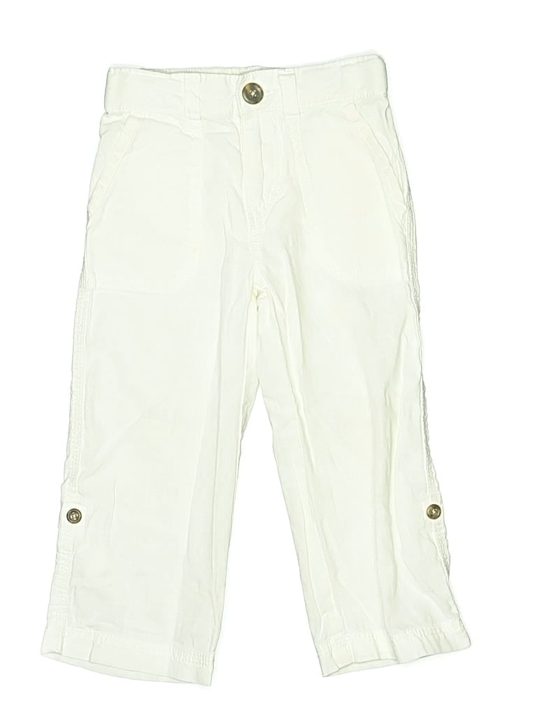 OLD NAVY Pre-owned Kids' Linen Pants In White