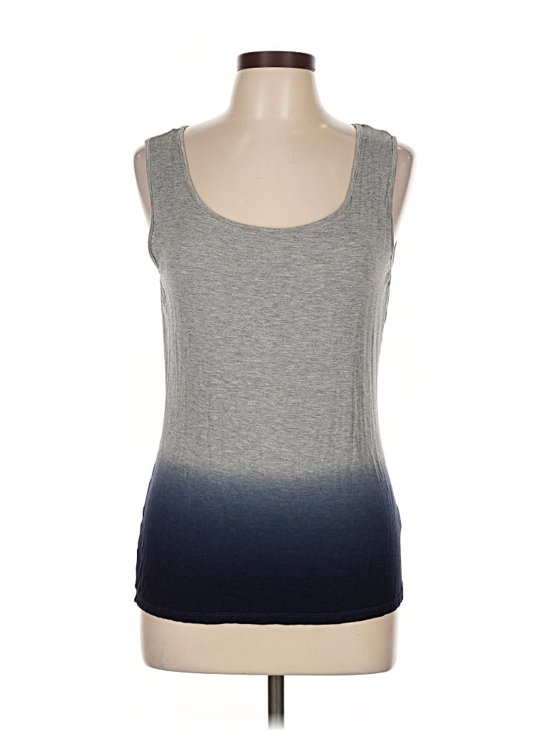 Pre-owned Sundays Tank Top Gray Scoop Neck Tops