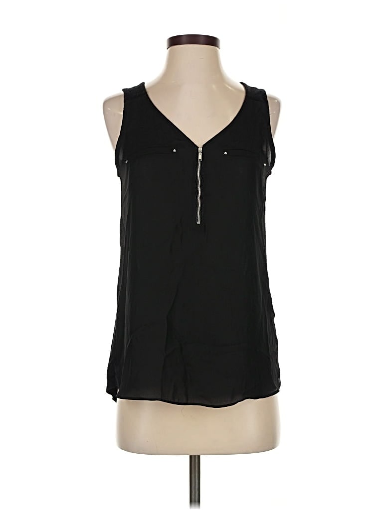 Pre-owned Fortune + Ivy Sleeveless T-shirt In Black