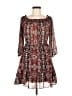 BB Dakota 100% Polyester Paisley Brown Casual Dress Size M - photo 1