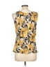 Cheryl Nash Windridge Yellow Sleeveless Blouse Size L - photo 2